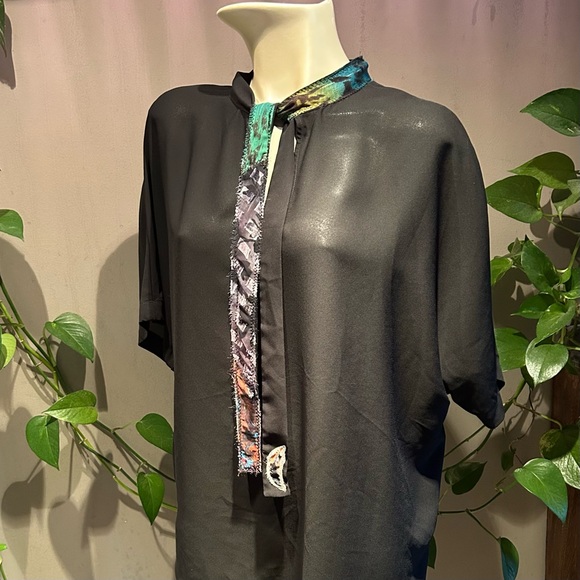 *One-Of-A-Kind* Sheer Black Blouse - Picture 9 of 9